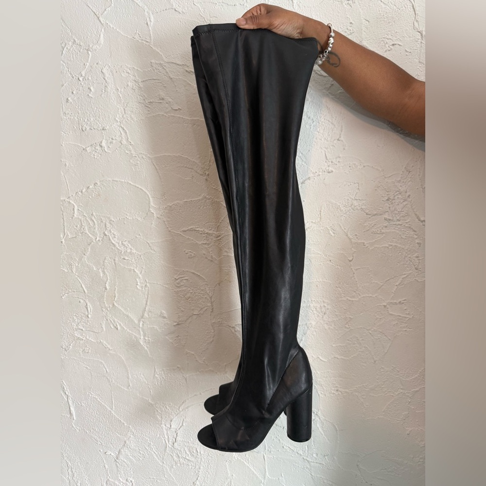 Steve Madden Black Over-the-Knee Boots